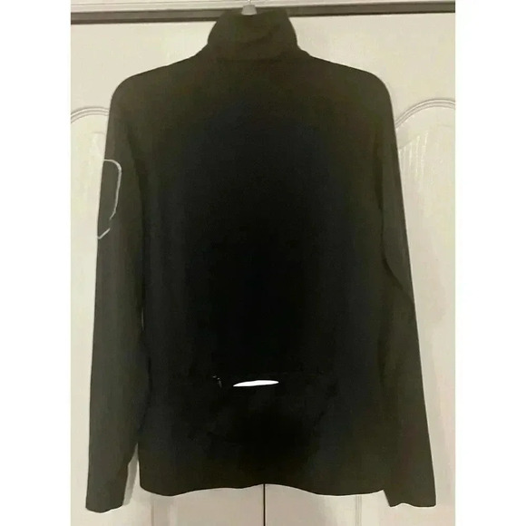 Under Armour Black 1/2 Zip Fitted Athletic Jacket Black Womens Fitted Sz M - Picture 2 of 11